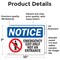 Signmission Exit Sign, Vinyl Decal, 10 in W, 7 in H, Emergency Exit Only Not An Entrance Sign With Symbol OS-2PACK-NS-D-710-L-11822 - alternate 5